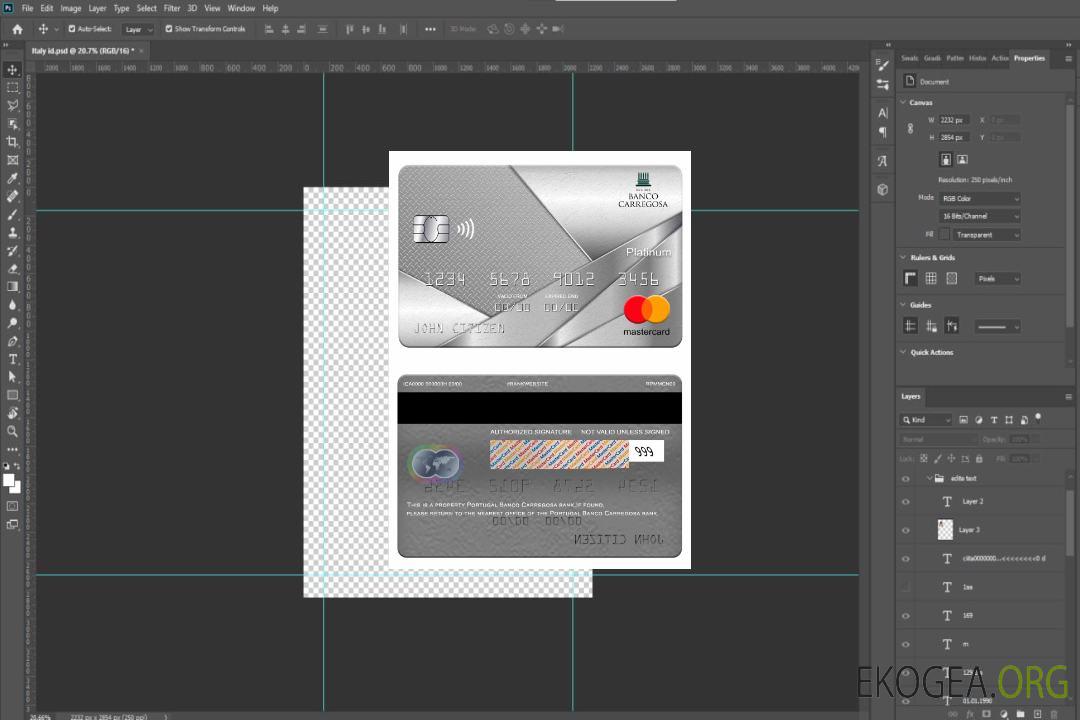 Portugal Banco Carregosa banque mastercard platine template Portugal Banco Carregosa banque mastercard platine template